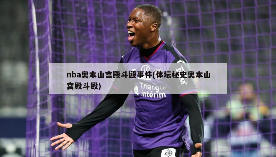 nba奥本山宫殿斗殴事件(体坛秘史奥本山宫殿斗殴)