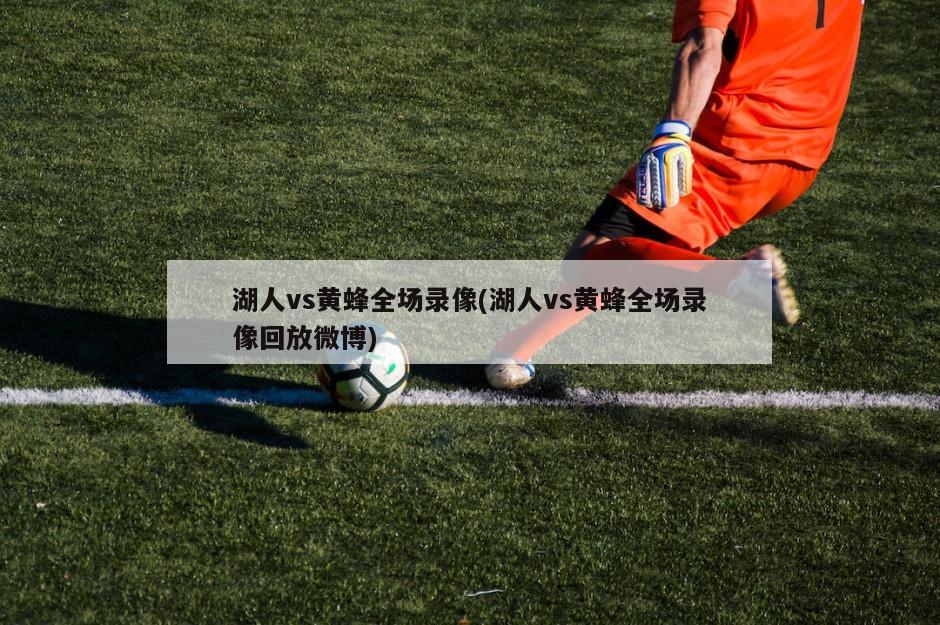 湖人vs黄蜂全场录像(湖人vs黄蜂全场录像回放微博)