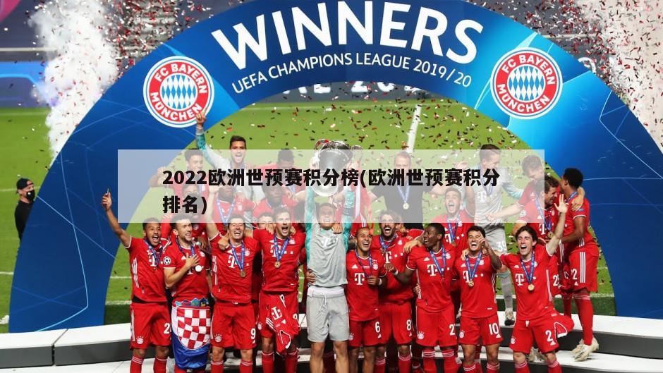 2022欧洲世预赛积分榜(欧洲世预赛积分排名)